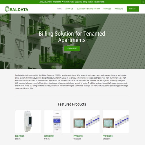 Squarespace E-Commerce Website for Technology Company 