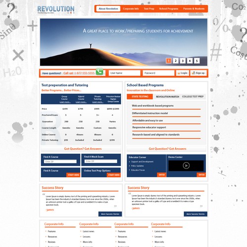Web Site Redesign_Hip/Modern/Advanced Education Company
