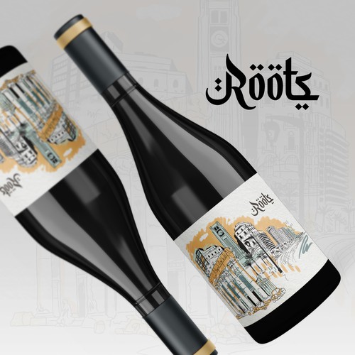 Roots - Wine label