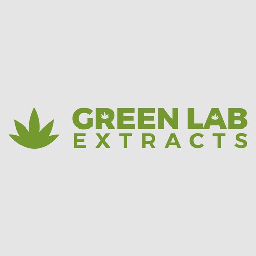 Bold Text Logo Concept for a Cannabis Company