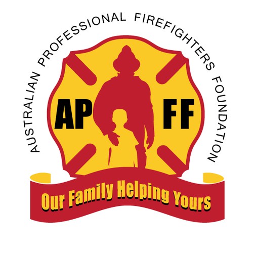 Logo and website design for a firefighters foundation who helps child burns and road trauma survivors