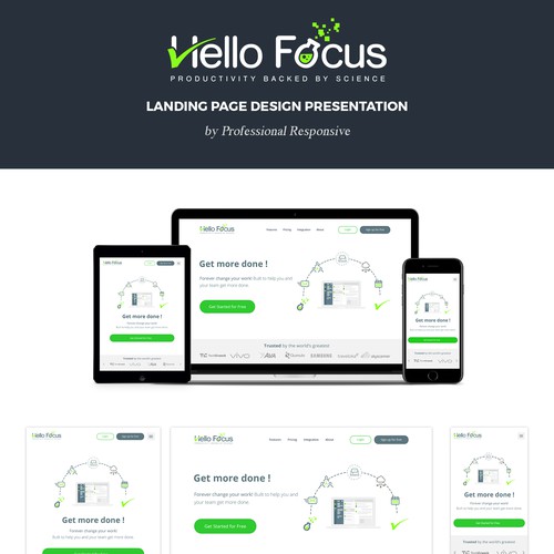 Hello Focus Landing Page