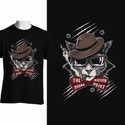 Cool cat tshirt design
