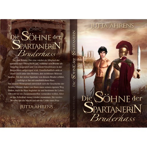 Book Cover: Historical Novel with the title "Die Söhne der Spartanerin"
