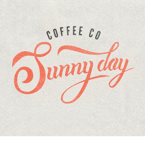 Sunny Day_ Coffee Vintage Inspired Logo