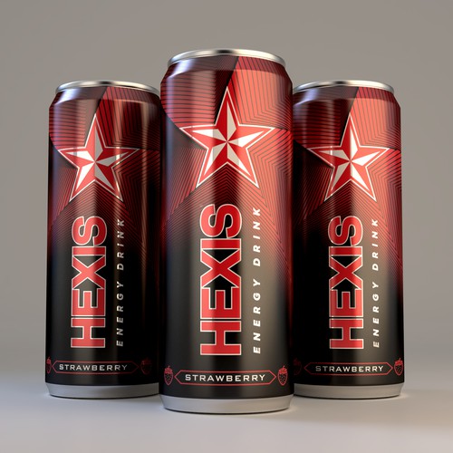HEXIS ENERGY DRINK LABEL