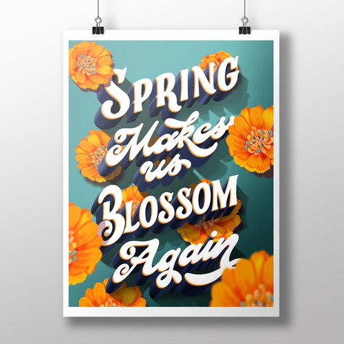 Lettering Seasons SPRING