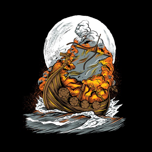 Viking Funeral T-Shirt