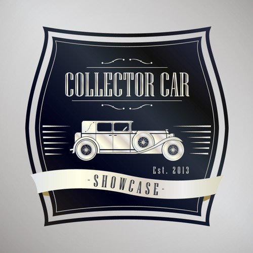 Vintage logo for collector car