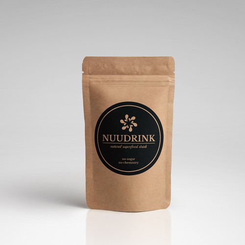 Label design for healthy drink