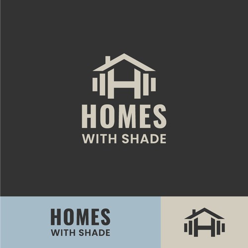 Minimalist and bold logo for a real estate agency
