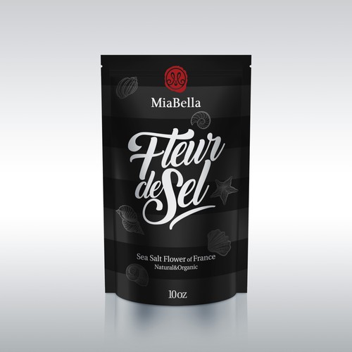MiaBella Fleur de Sel Packaging Design
