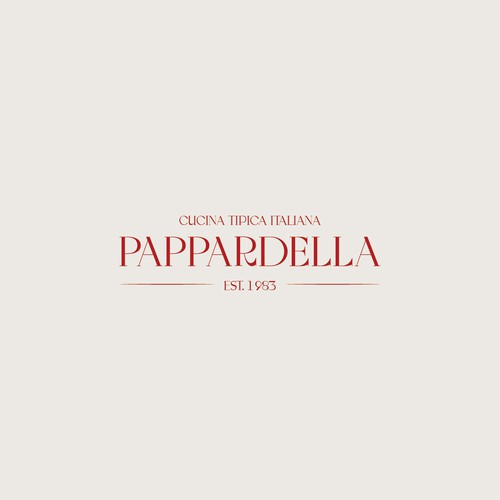 Pappardella Logo design