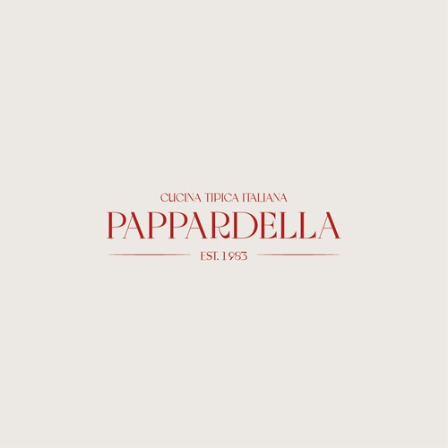 Pappardella Logo design