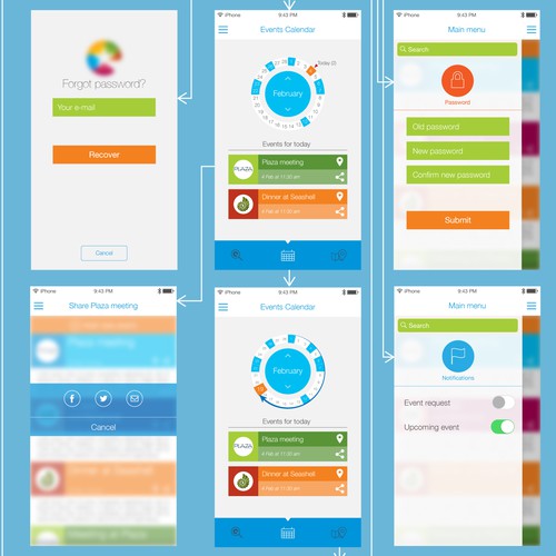 App Design for Eventa Mobile App