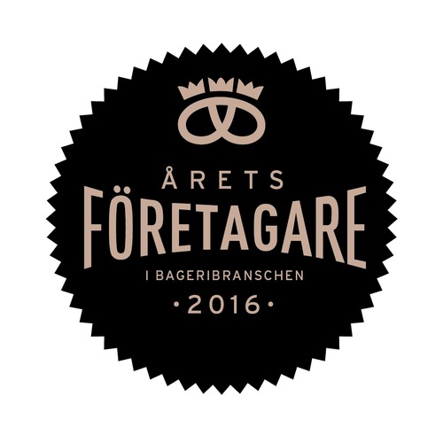 Logotype for Swedish Entrepreneur of the year, in the bakery business