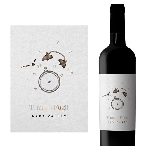 Wine label design