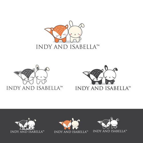 Adorable and cute logo for the baby products company