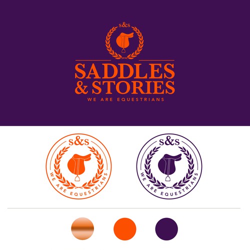 sophisticated, classic Logo design for a premium Equestrian Online Store