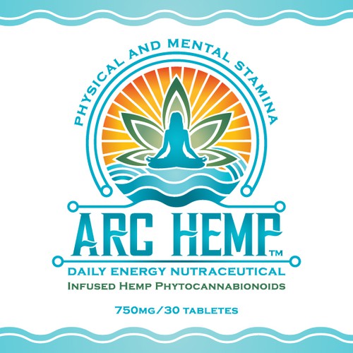 ARC HEMP dietary supplement label