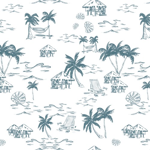 Tropical seamless pattern for upcoming Swimwear Brand