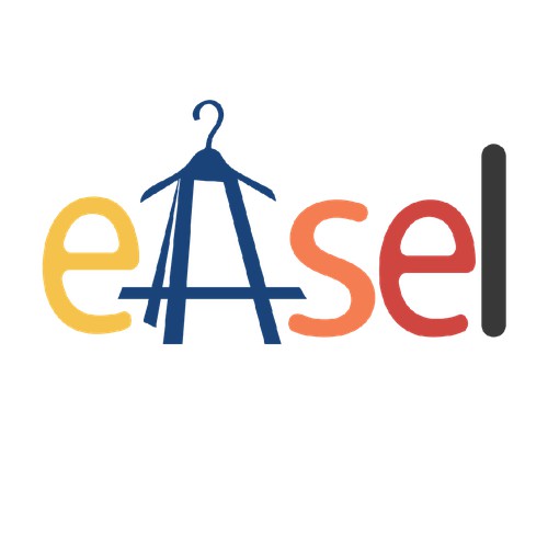 Logo concept for a clothing line featuring famous paintings