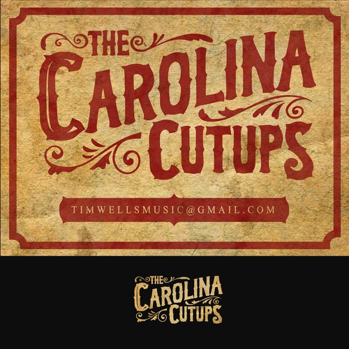The Carolina Cutups tshirt design