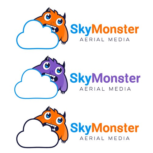 Sky monster logos