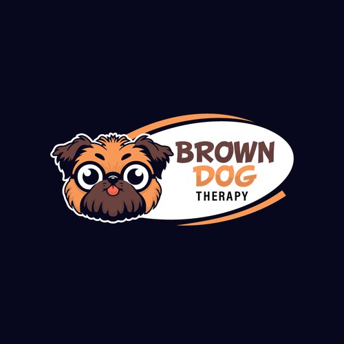 Brown dog logo