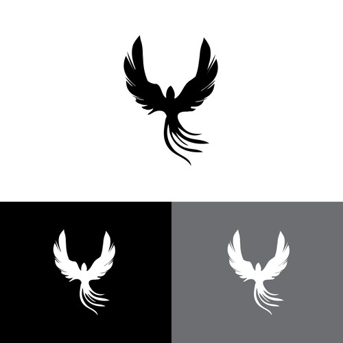 Phoenix logo design for a spiritual life coach