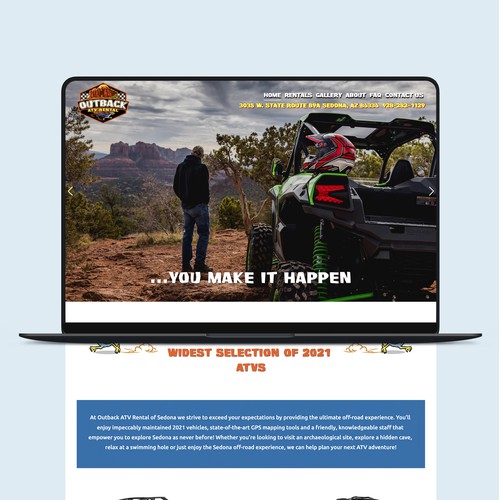 Outback ATV Website Design 