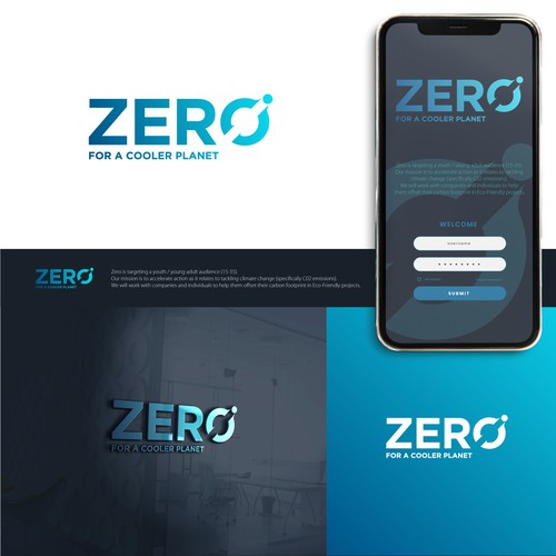 Strong logo concept for ZERO