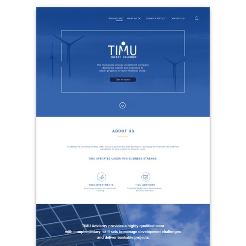 TIMU Website Design