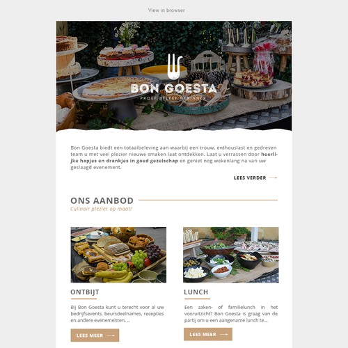 Responsive Mailchimp email template