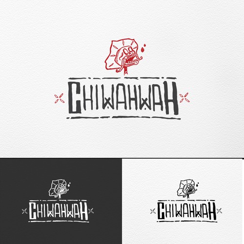 Fun logo for Mexican party bar