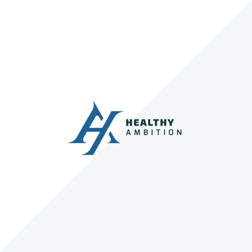 Modern Logo for Online Fitness Brand : Healthy Ambition