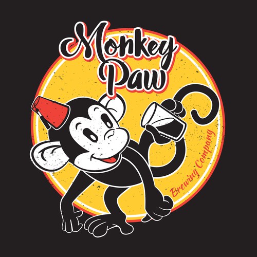 Monkey Paw vintage Anniversary design
