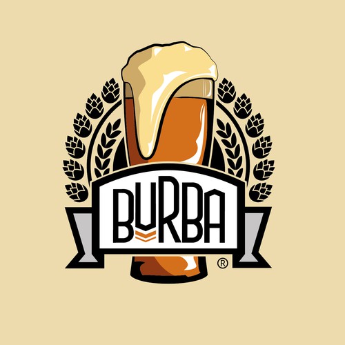 Bold logo for a Italian beer