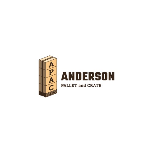 Crate logo for Anderson Pallet and Crate