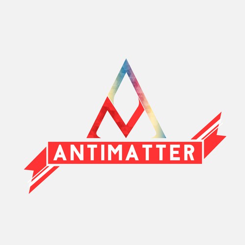 1st logo concept for antimatter fitness and gym supplier