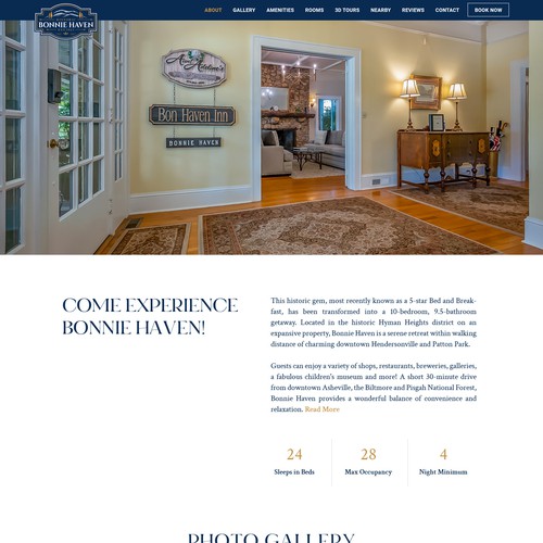 Bonnie Heaven website homepage