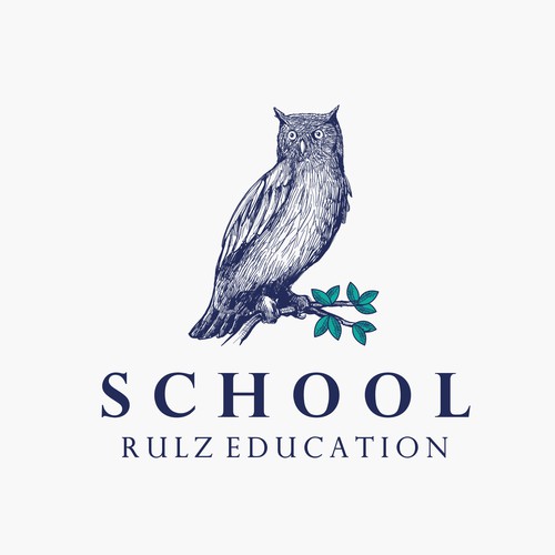OWL  SCHOOL RULZ LOGO