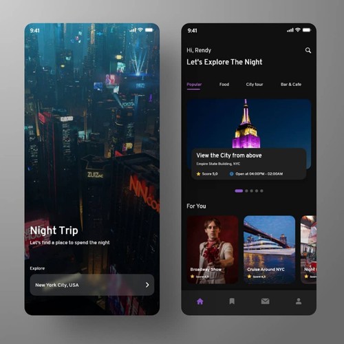 Night Trip App