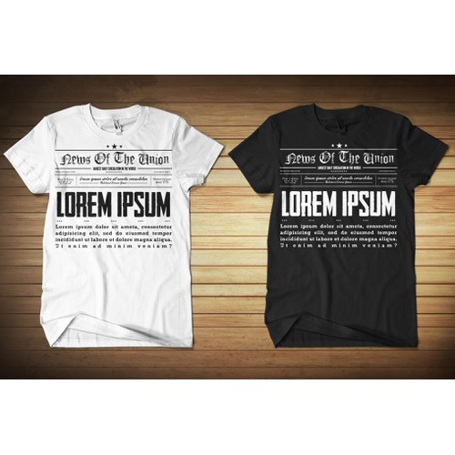 Vintage Newspaper Political Commentary Tee