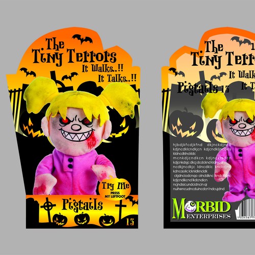 tiny terrors packaging