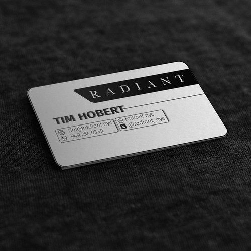 Business cards for digital agency in NYC