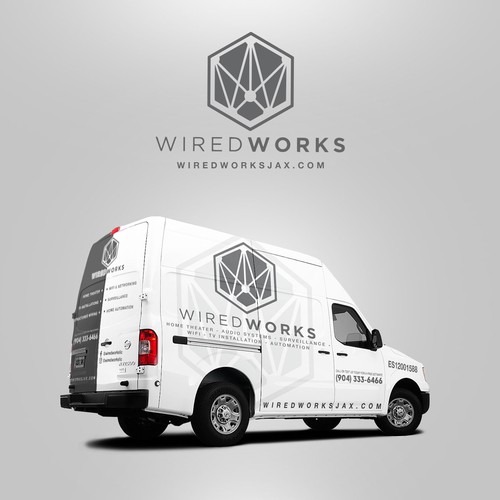 Car Wrap design for Wired Works