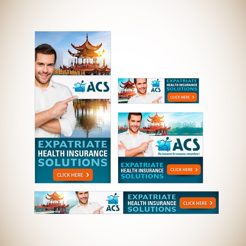 Banner set for Health Insurance Company