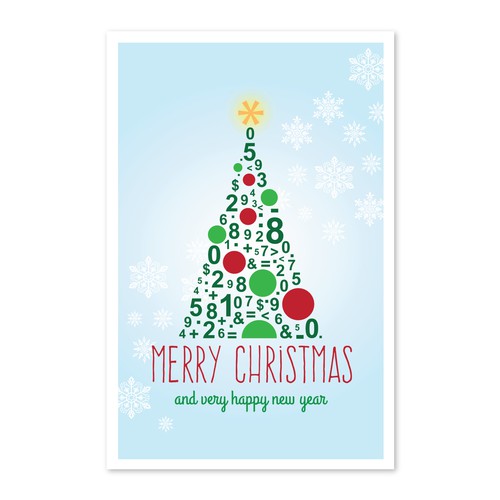 Tax and accounting greeting card