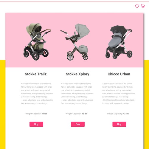 Category display page redesign (shopify)